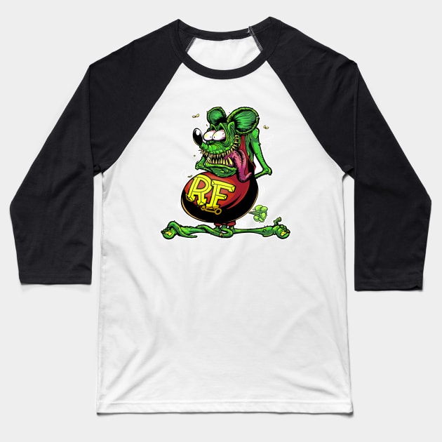 Bootleg Ratfink Baseball T-Shirt by CsrJara / Perronegro Clothing